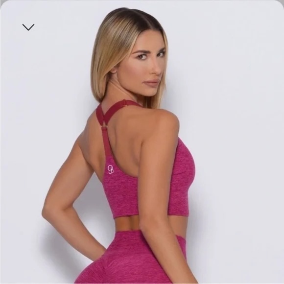 Bombshell Sportswear Scrunch Leggings & Bra SET Fuchsia - XS / XXS [EUC, OO] - Picture 7 of 7